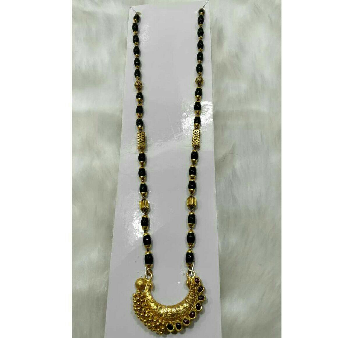 916 Antique Gold Marwadi Mangalsurta
