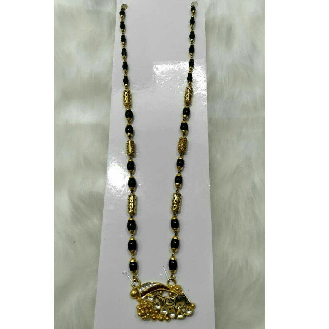 916 Antique Gold Jadtar Marwadi Bridal Mangalsurta