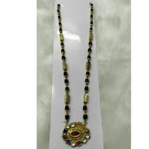 916 Antique Gold Marwadi Jadtar Bridal Mangalsurta
