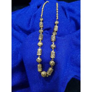 22KT Yellow Gold Ladies Antique Single Line Mala