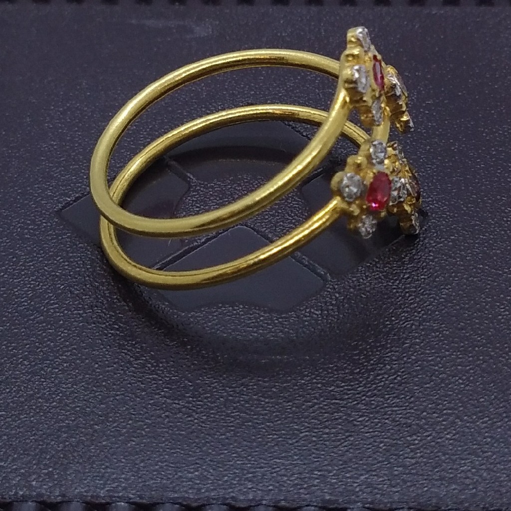 916 Gold CZ Ring TJ-010 - Image 2