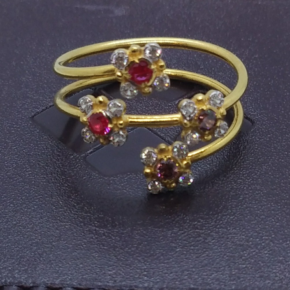 916 Gold CZ Ring TJ-010