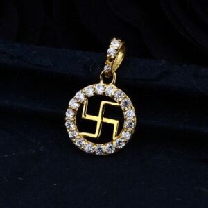 916 Gold CZ Sathiya Design Pendant