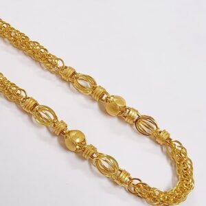 Gold Singapuri Hollo Chain