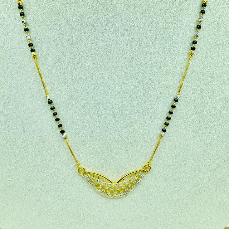 916 Gold Fancy Single Line Mangalsutra