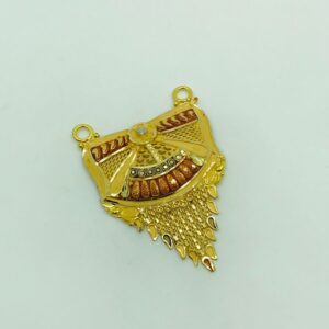 Gold Lightweight manglesutra pendant