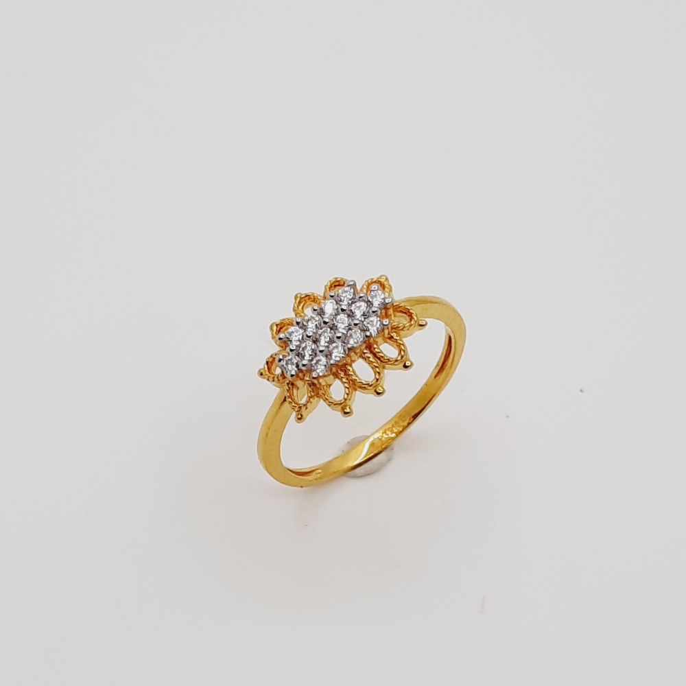 GOLD AD DIAMOND RING - Image 2