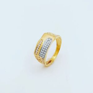 916 Gold CZ ring