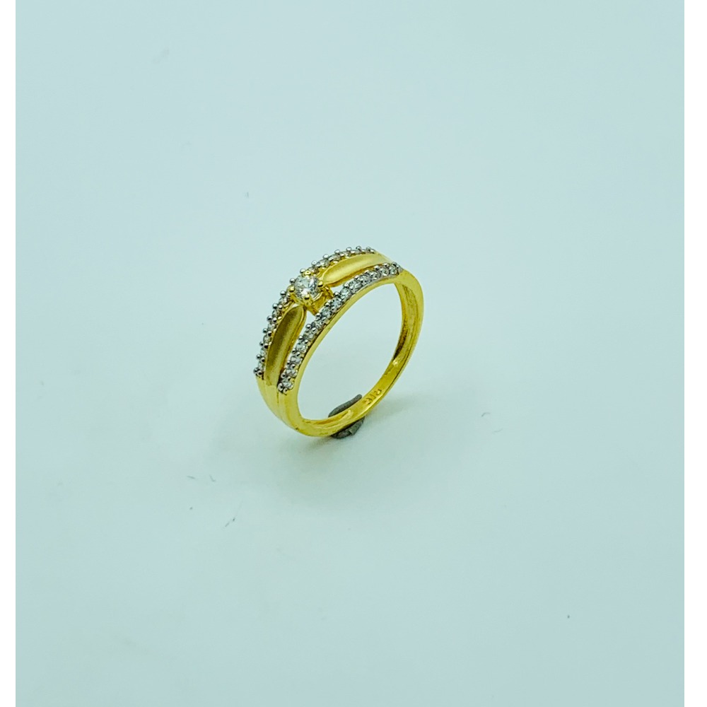 22ct gold ledis ring fency diamonds