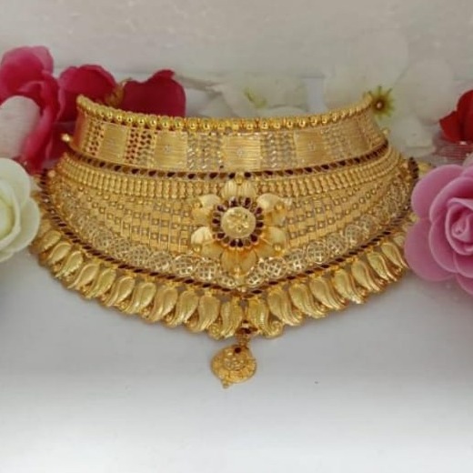 22 ct gold choker set antiqe design