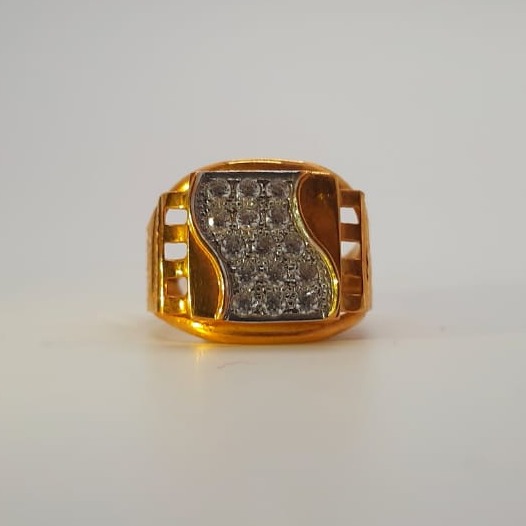 22 ct gold gents ruing
