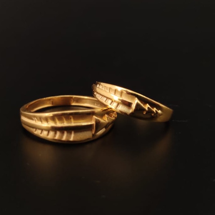 22 ct gold couple ring