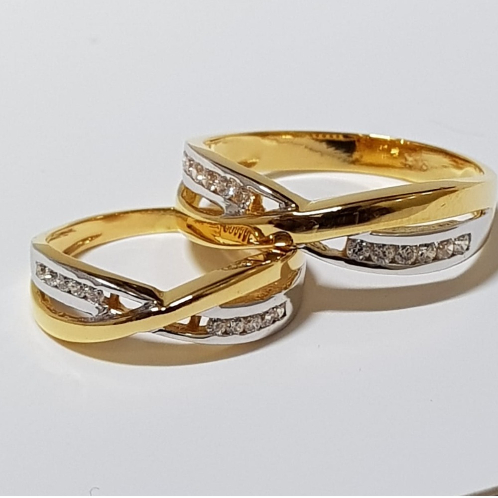 22 CT GOLD COUPLE RING UNIQE DESIGN