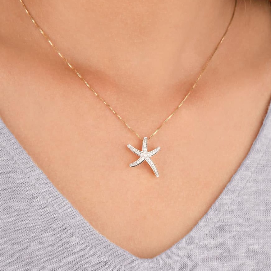 22 CT GOLD PENDENT STAR FISH WORK GPDA-00013 - Image 2