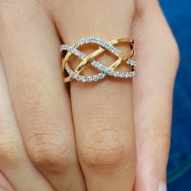 22 CT GOLD RING DNA WORK GRGA-00033