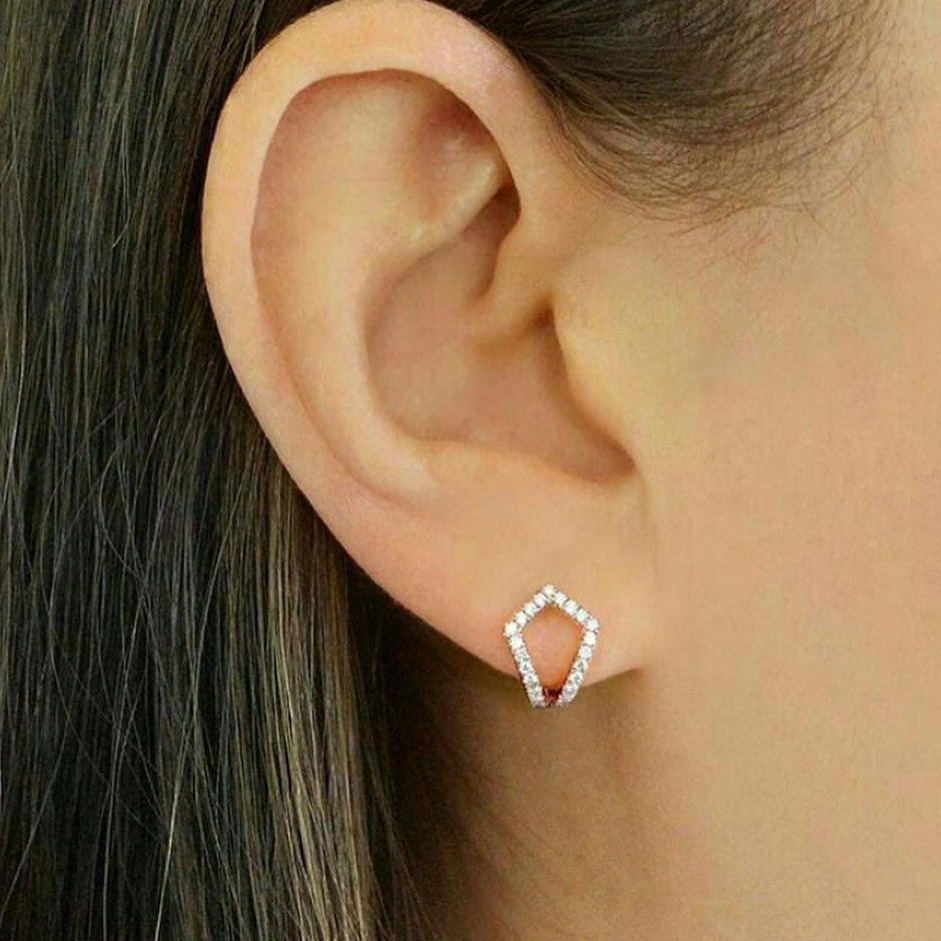 22ct gold errings uniqe shape gtpa-00005 - Image 2