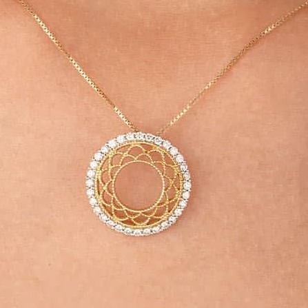 22ct. gold pendentset gPDA-00002