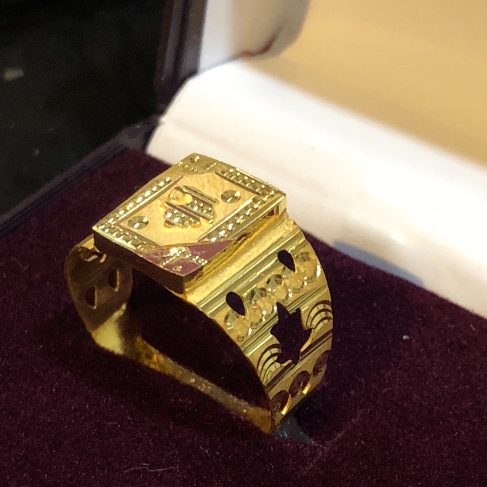 Gold Gents Indian Fancy Rings