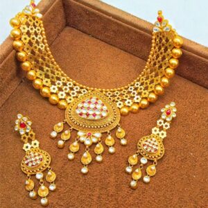 22kt gold antique necklace set