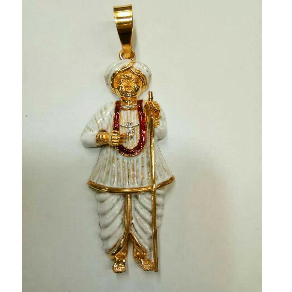 22K / 916 Gold Ladies Yellow Designer Religious Pendant
