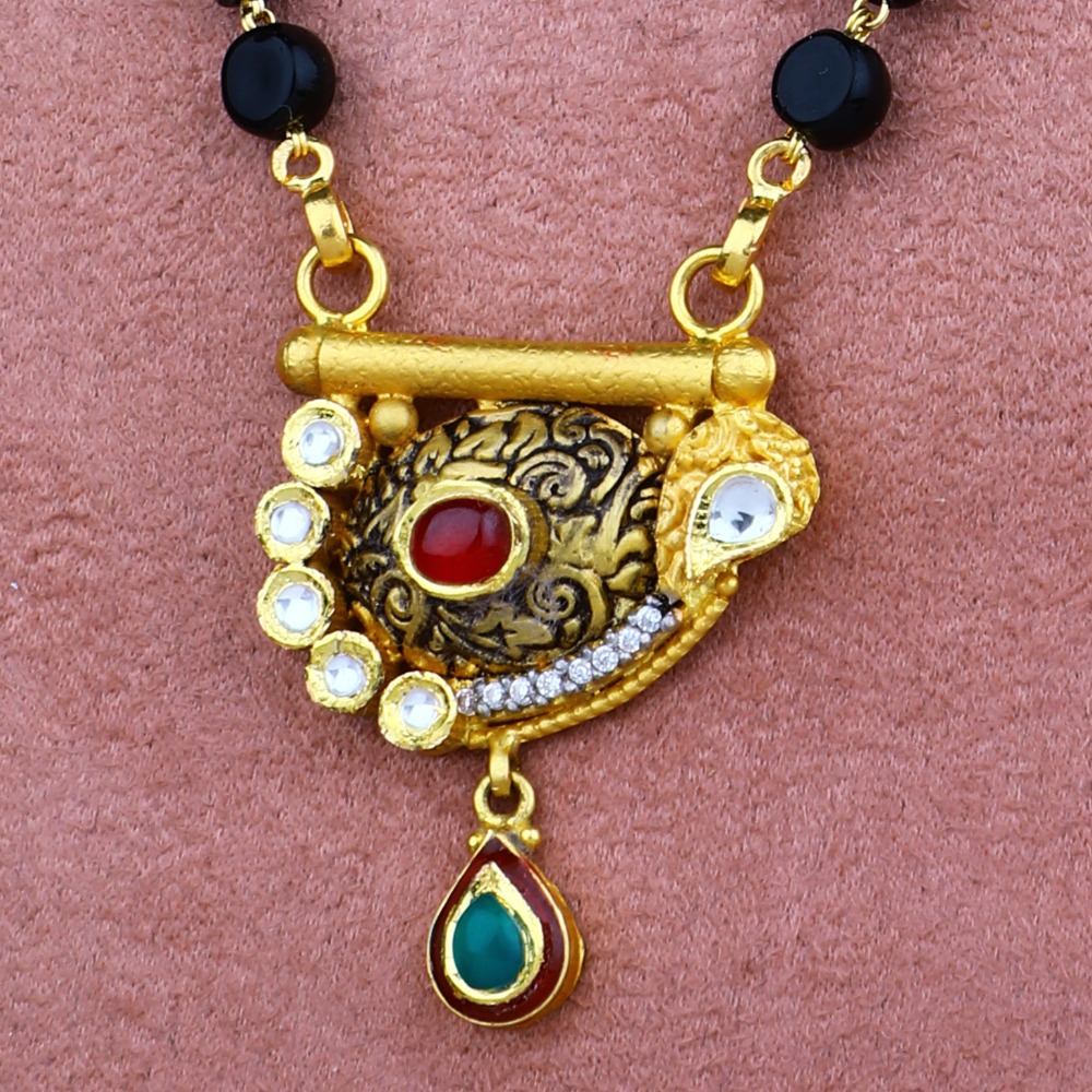 Antiqe mangalsutra czg-0662 - Image 2