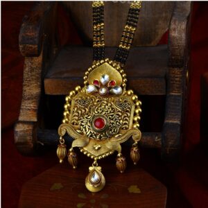 916 Gold Antique Mangalsutra AMG-010