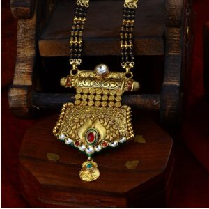 916 Gold Antique Mangalsutra AMG-009