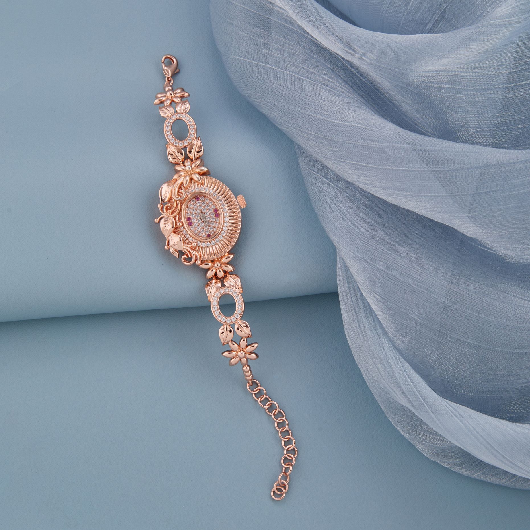 Via Venus wrist watch in rose gold