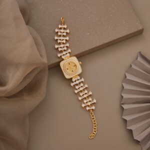 Golden Aurora wrist watch