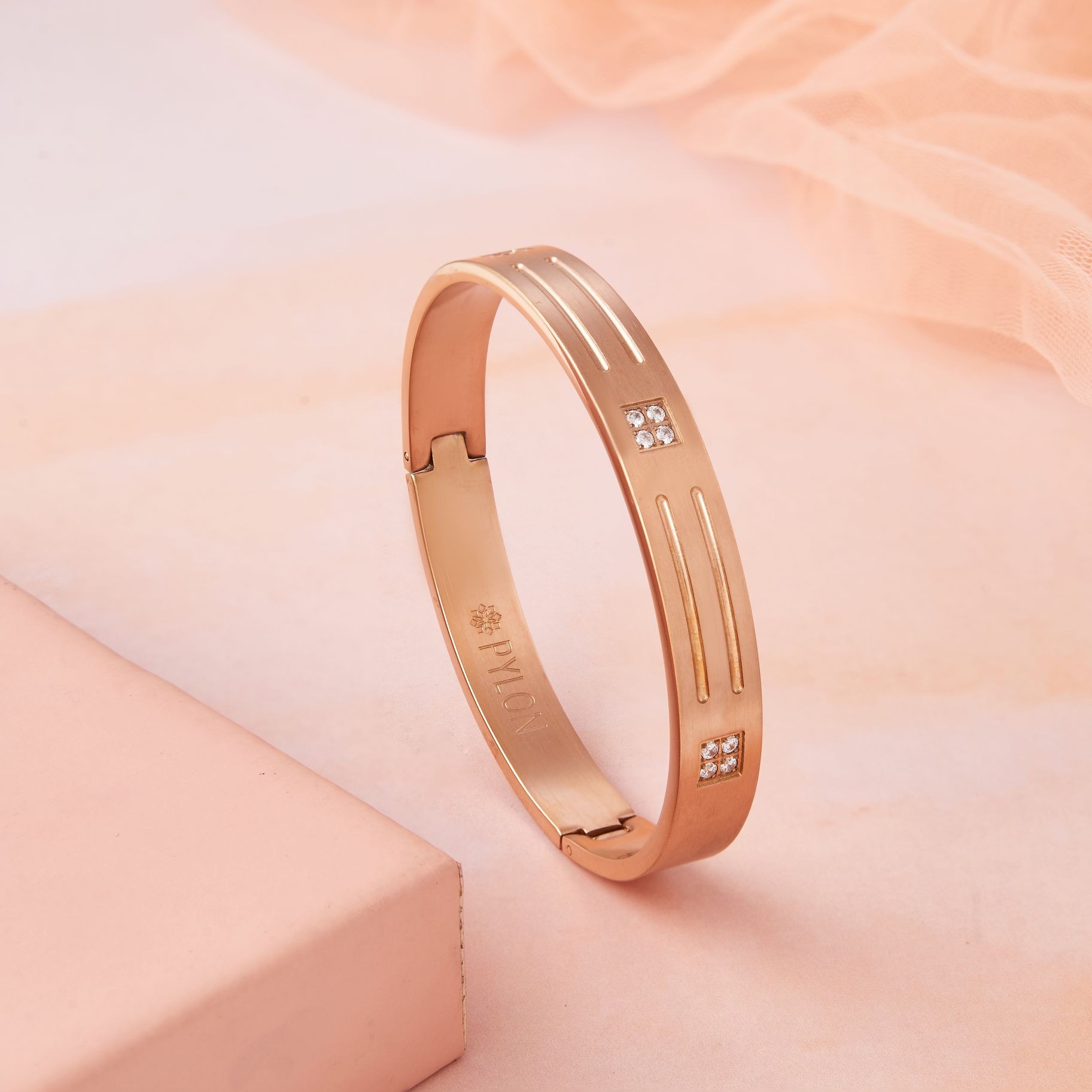 Rose gold earth homme Bracelet