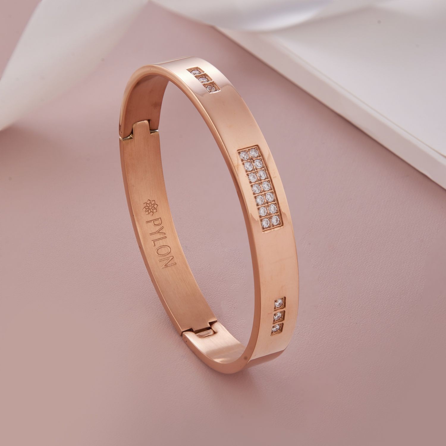 Roseate rectangular radiance Bracelet