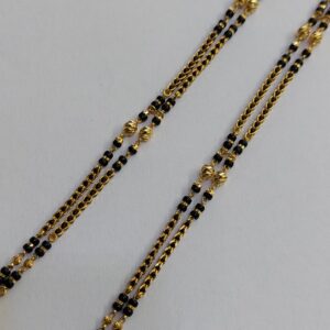Gold Mangalsutra short design