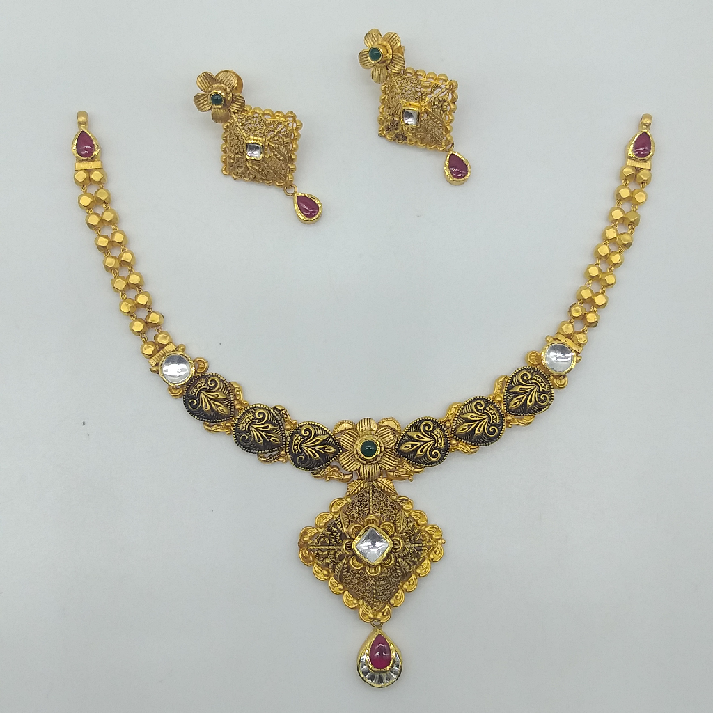 Gold Antique Necklace set