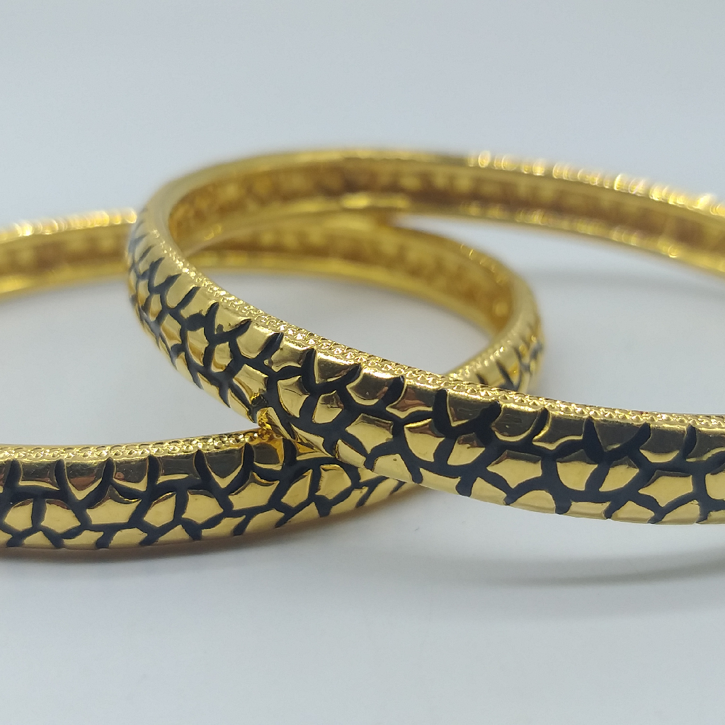 22Kt Gold bangles Oxidize - Image 2