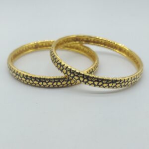 22Kt Gold bangles Oxidize
