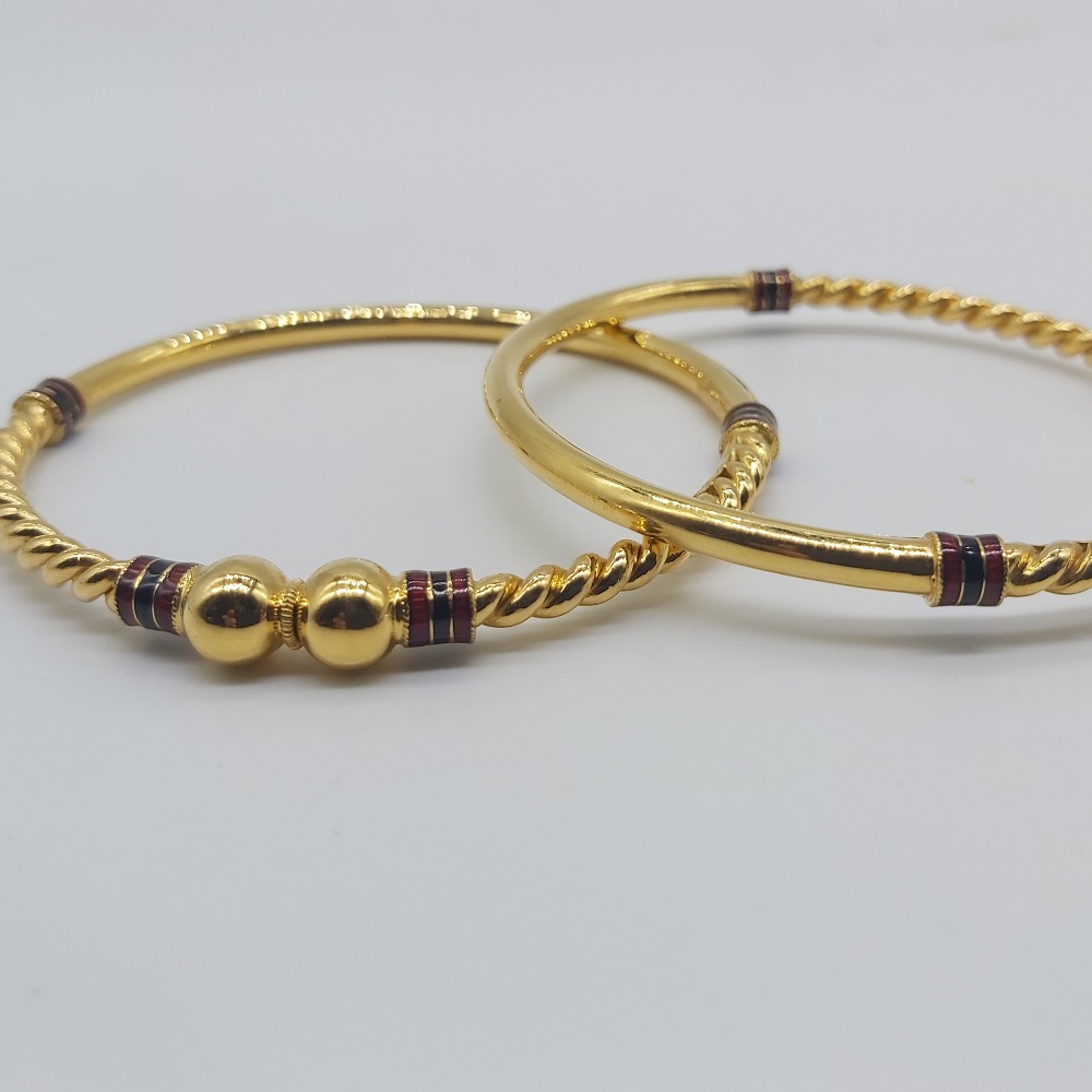 Gold Fancy Kadli Bangles
