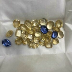110.00ct oval yellow sapphire