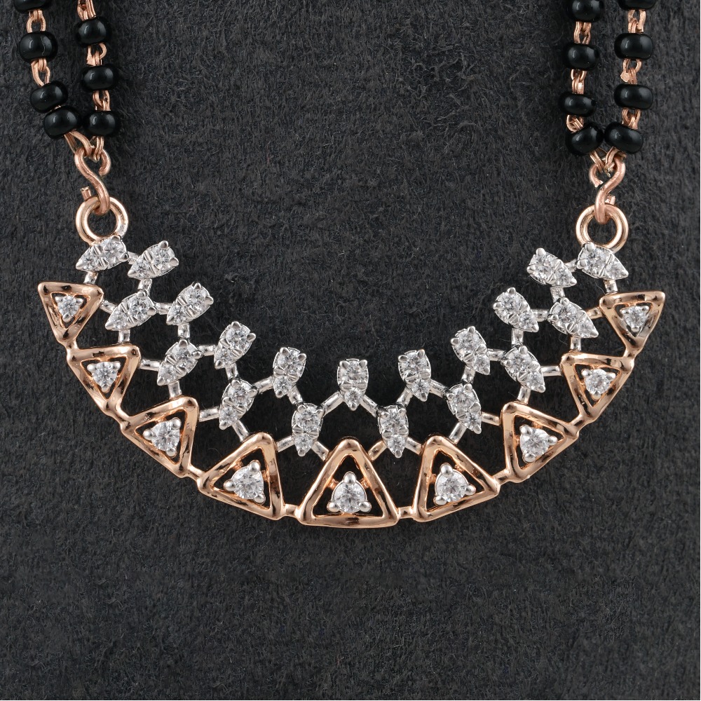18kt rose gold designer diamond fancy mangalstra