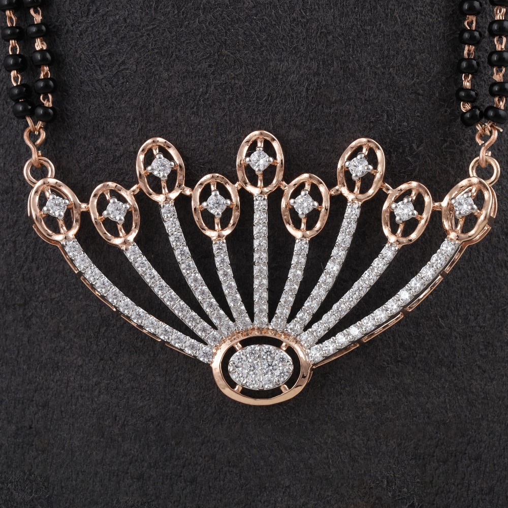 18kt rose gold designer diamond fancy mangalstra