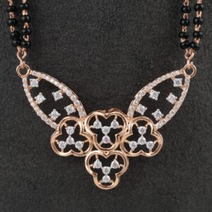 18kt rose gold designer diamond fancy mangalstra