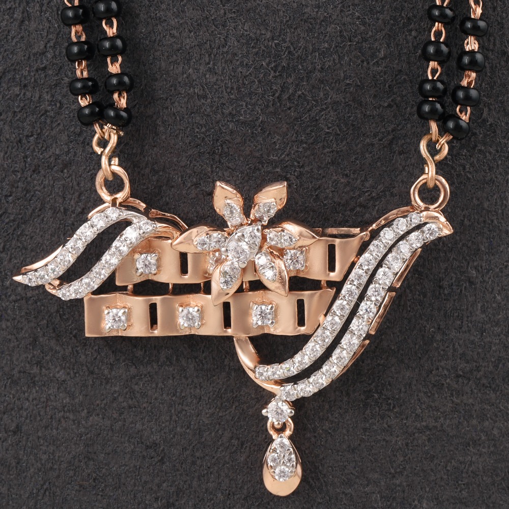 18kt rose gold designer diamond fancy mangalstra