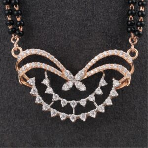 18kt rose gold designer diamond mangalstra