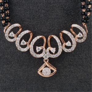 18kt rose gold designer diamond mangalstra