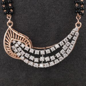 18kt rose gold designer diamond mangalstra