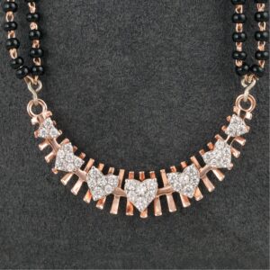 18kt rose gold designer diamond mangalstra