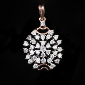 18kt designer diamond pendant