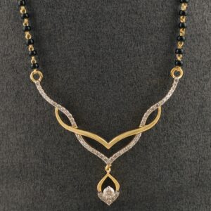 18kt designer diamond mangalsutra