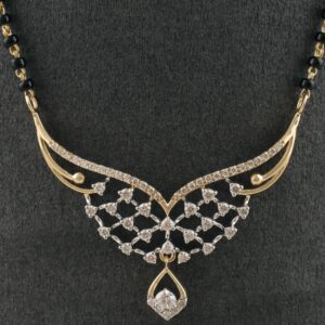 18kt yellow gold designer diamond mangalstra