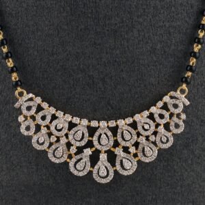 18K Gold Diamond Mangalsutra