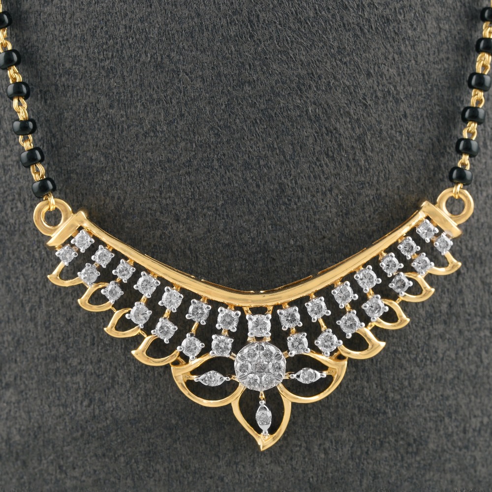 18kt yellow gold designer diamond mangalstra